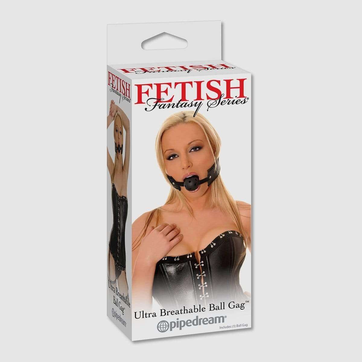 Fetish Fantasy Series Ultra Breathable Ball Gag - Black - Thorn & Feather Sex Toy Canada