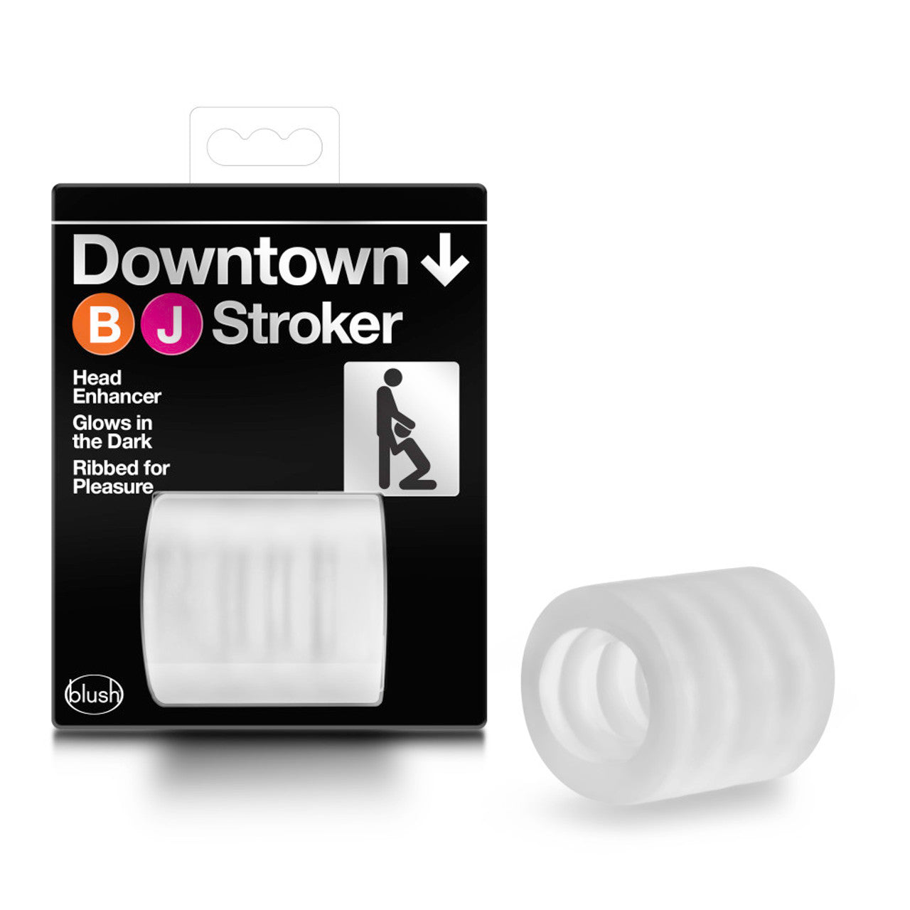 X5 Men Downtown BJ Stroker - Clear - Thorn & Feather