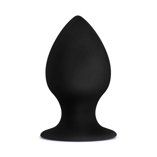 Silicone Anal Stout Plug - Medium, Black - Thorn & Feather Sex Toy Canada