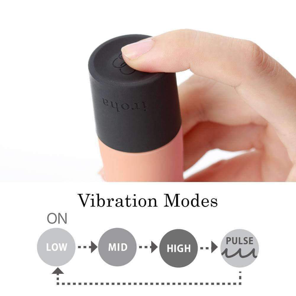 Iroha Zen Textured Mini Vibrator - Hanacha - Thorn & Feather Sex Toy Canada