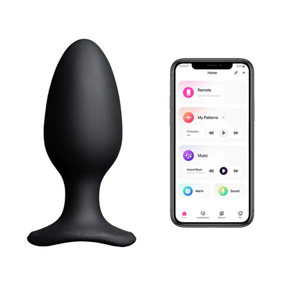 Lovense Hush 2 App-controlled Vibrating Butt Plug - 2.25 Inch - Thorn & Feather