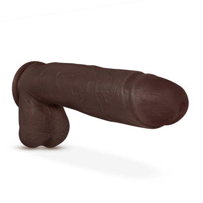 Dr. Skin Mr. Mister 10.5" Dildo with Suction - Chocolate - Thorn & Feather