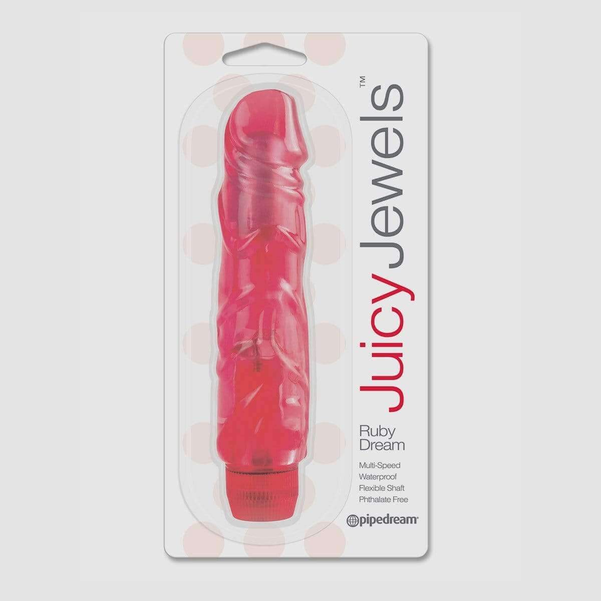 Juicy Jewels Ruby Dream Vibe - Red - Thorn & Feather Sex Toy Canada