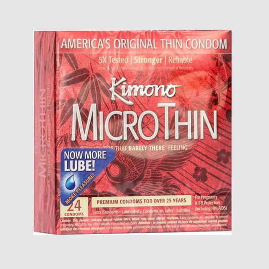 Kimono Micro Thin Condoms - 24 Pack - Thorn & Feather