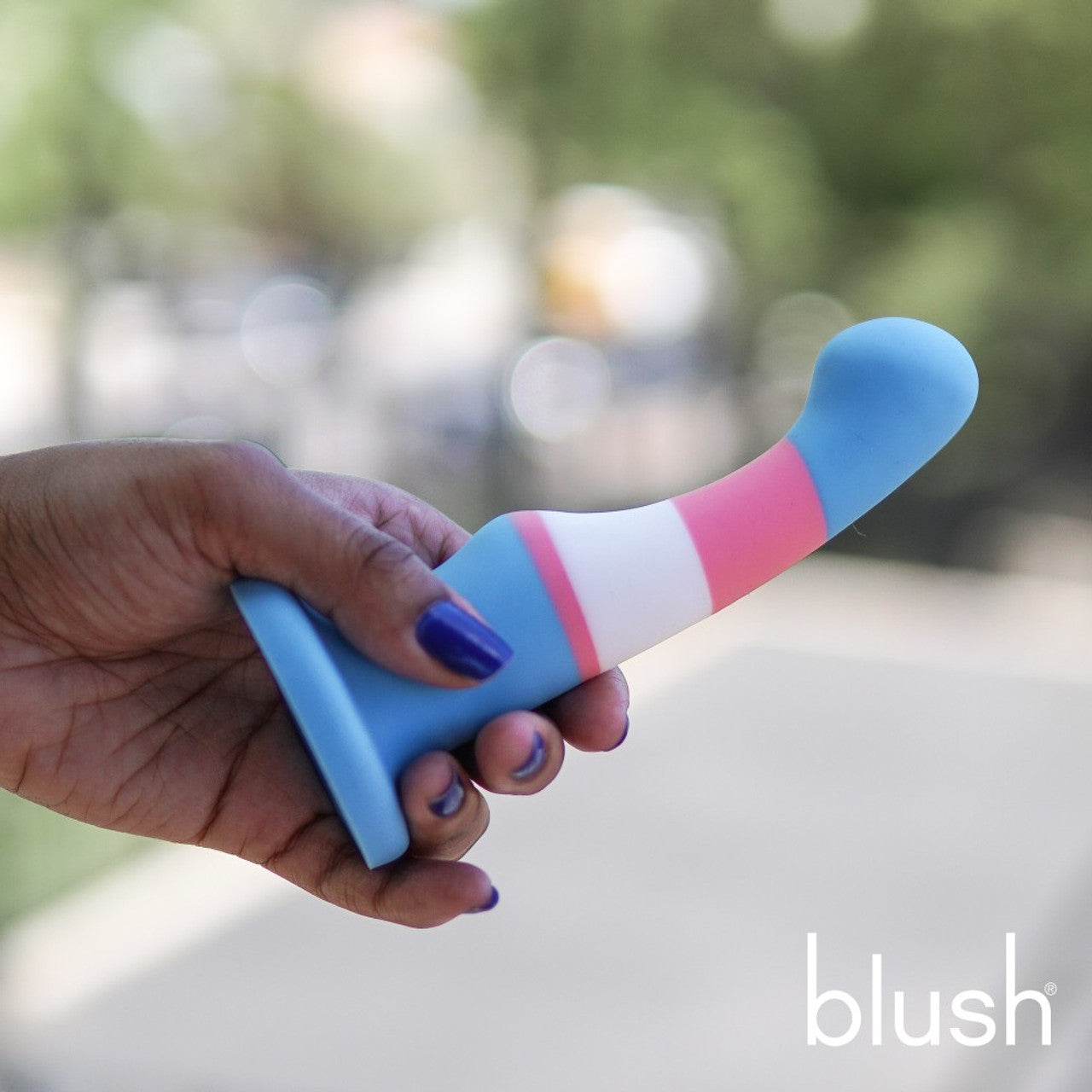 Avant Pride P2 True Blue Silicone Dildo - Thorn & Feather