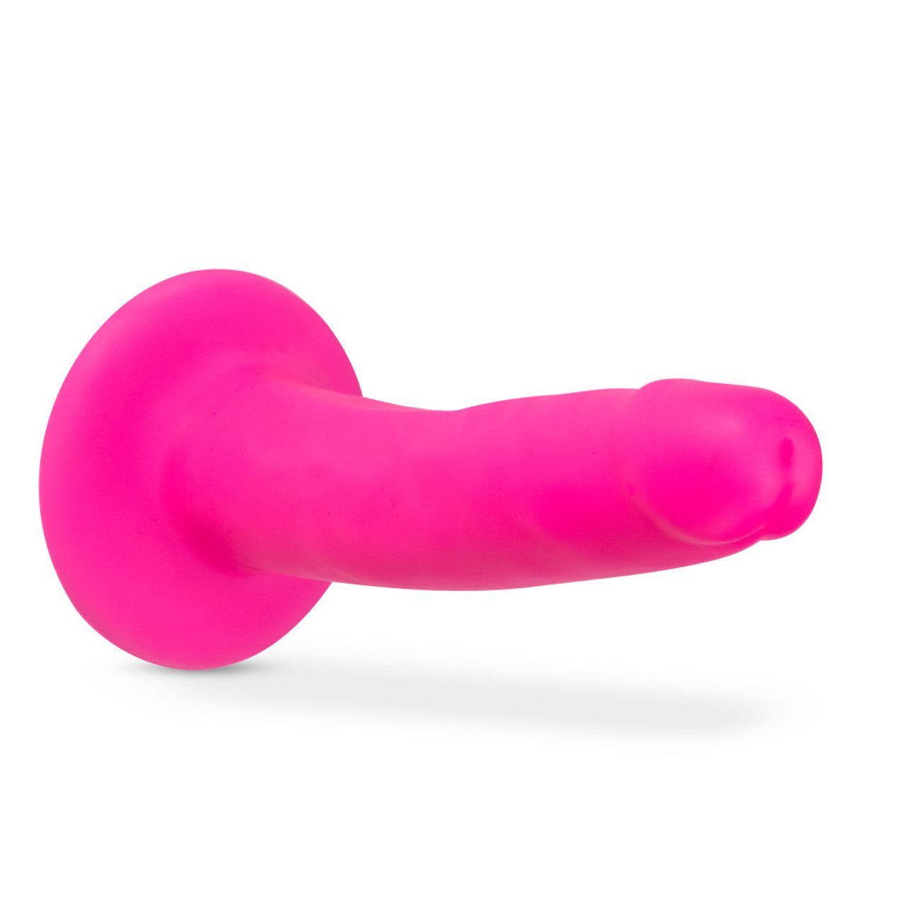 Neo Dual Density Cock - 6", Neon Pink - Thorn & Feather