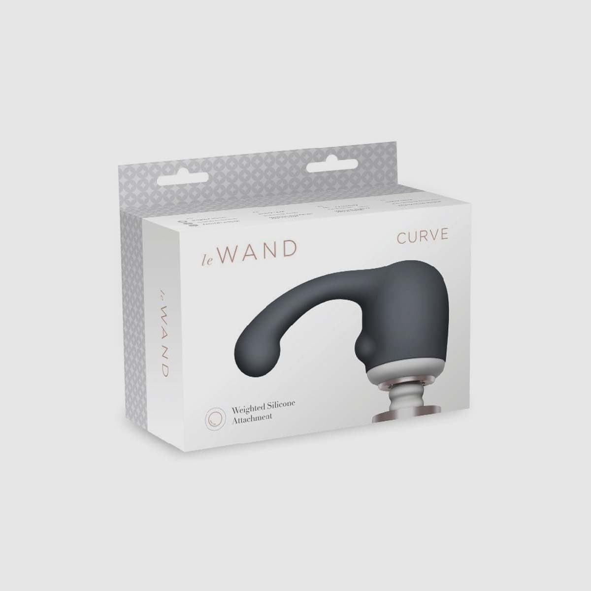 Le Wand Curve Weighted Silicone Attachment - Grey - Thorn & Feather