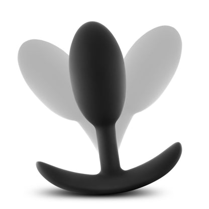 Silicone Vibra Slim Plug - Medium, Black - Thorn & Feather