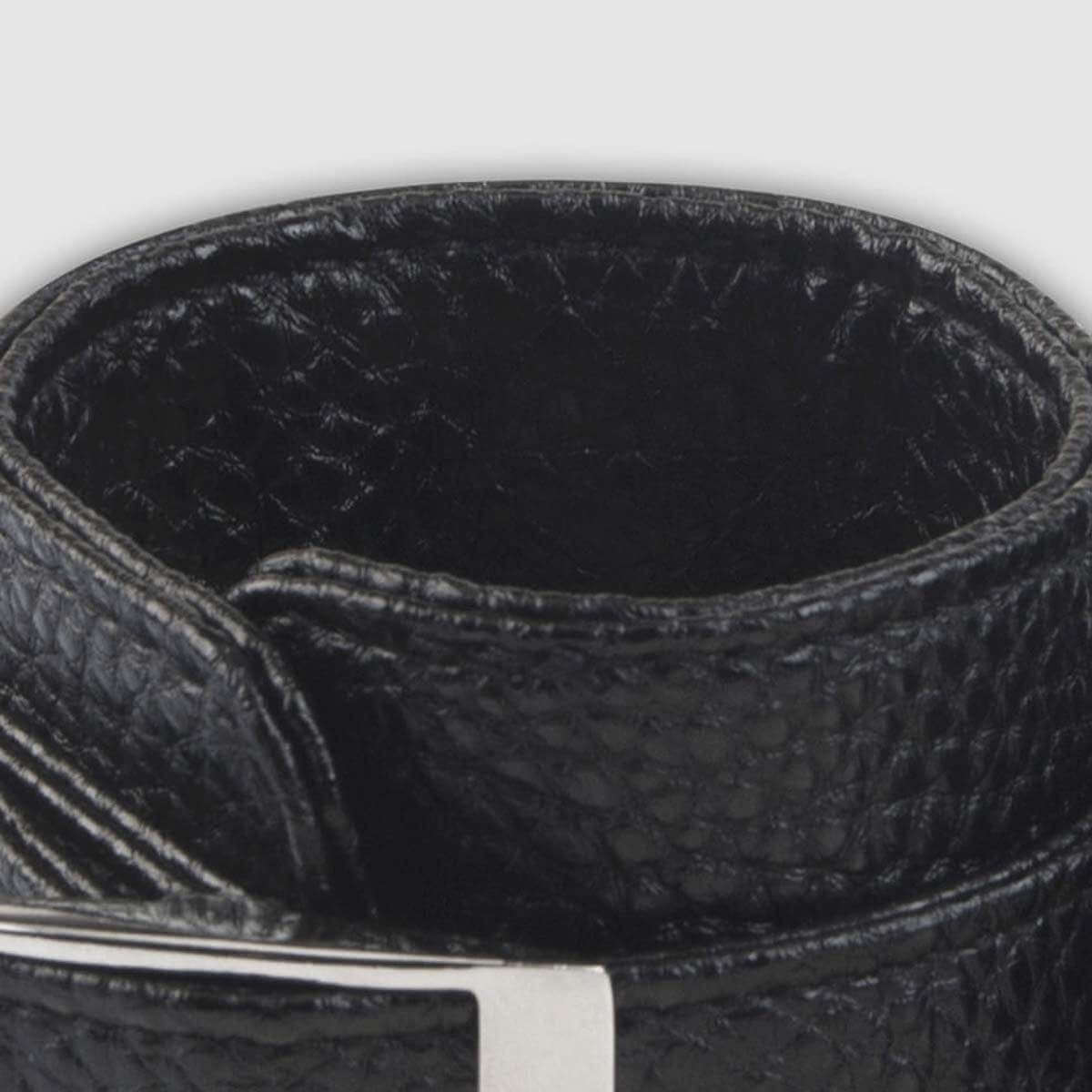 Lux Fetish Unisex Leatherette Cuffs - Black - Thorn & Feather