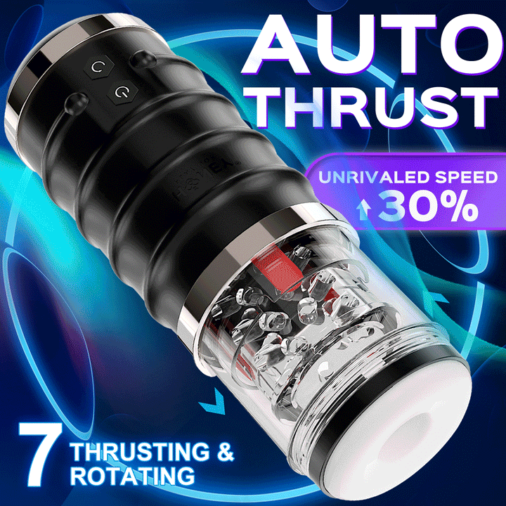 Warrior Auto Thrusting Stroker Automatic Male Masturbator - Thorn & Feather