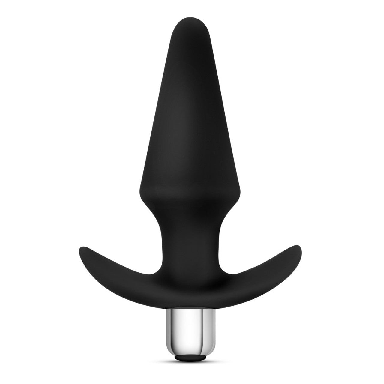 Luxe Discover Vibrating Silicone Butt Plug - Black - Thorn & Feather