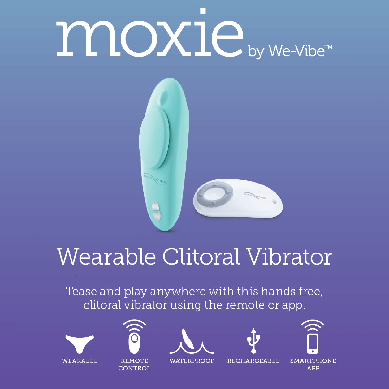 We-Vibe Moxie Lingerie Play Vibrator - Thorn & Feather