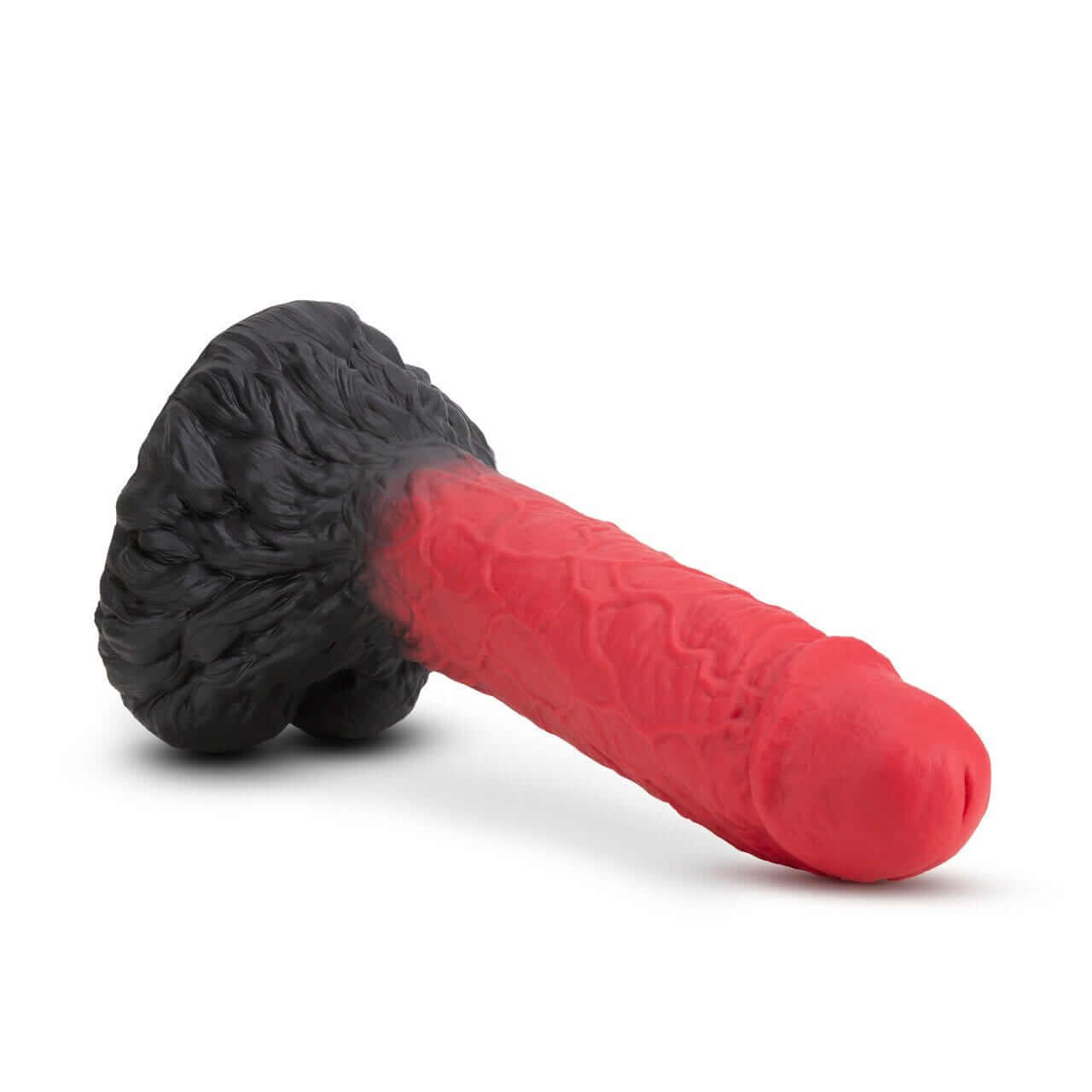 The Realm Lycan Lock On Werewolf Dildo Red Black