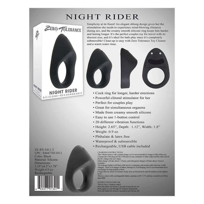 Night Rider Cock Ring - Thorn & Feather