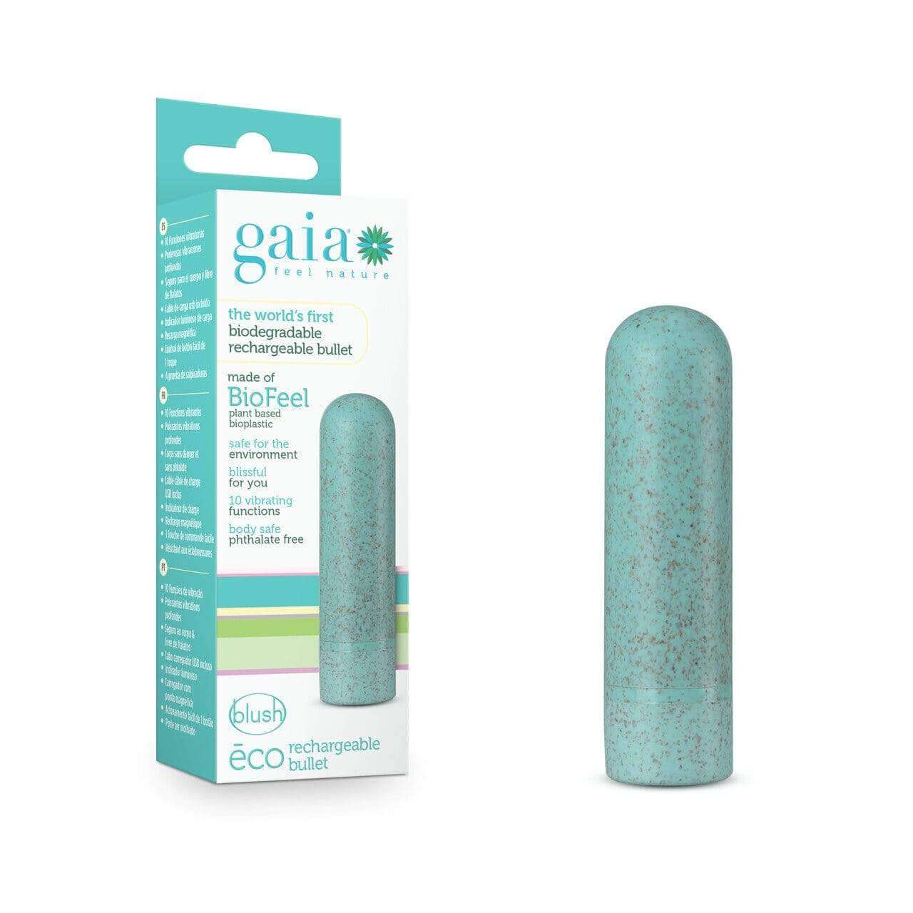 Gaia Eco Rechargeable Bullet Vibrator - Thorn & Feather
