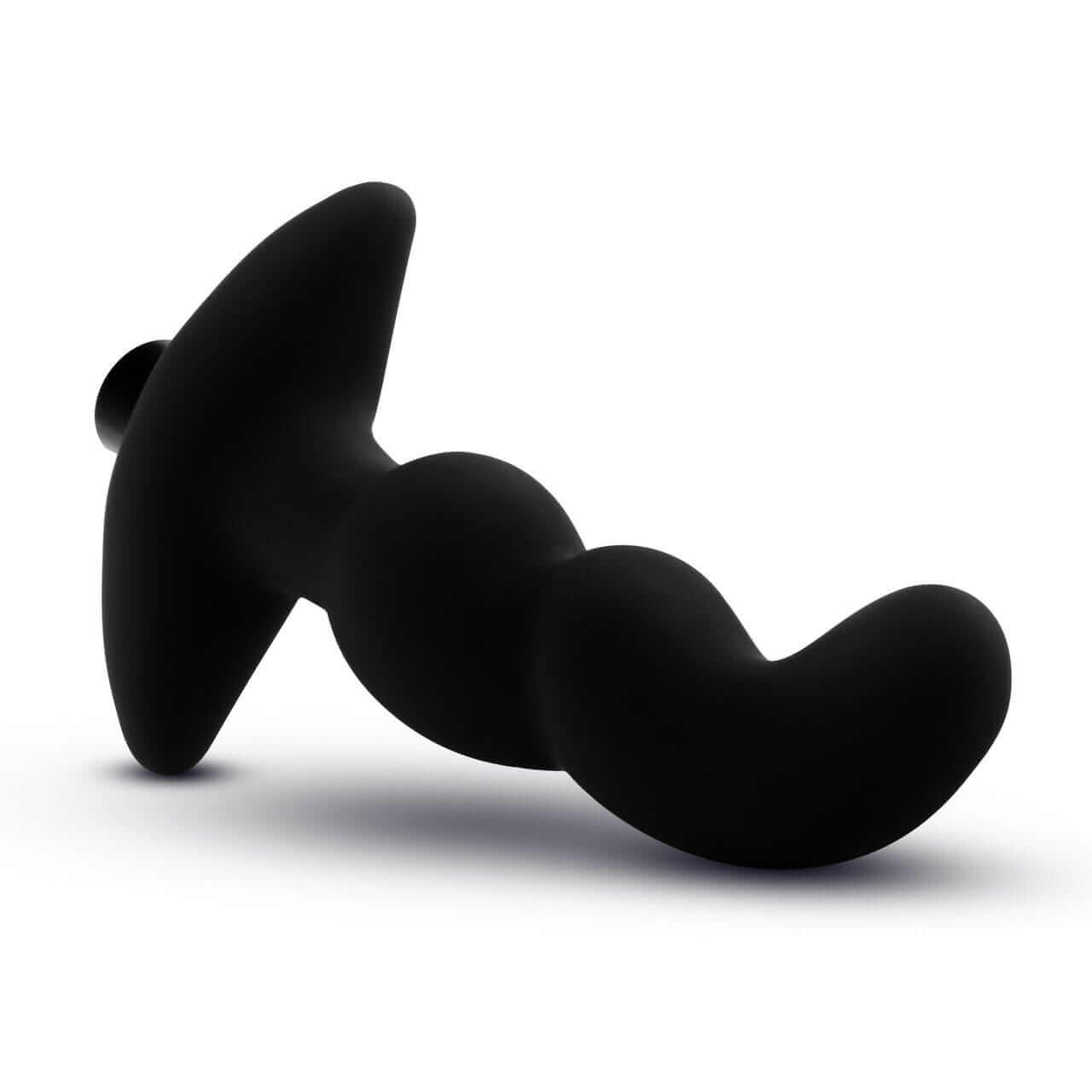 Silicone Vibrating Prostate Massager 03 - Black - Thorn & Feather Sex Toy Canada