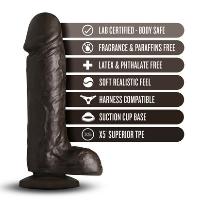 Loverboy The Movie Star Realistic Dildo - Chocolate - Thorn & Feather