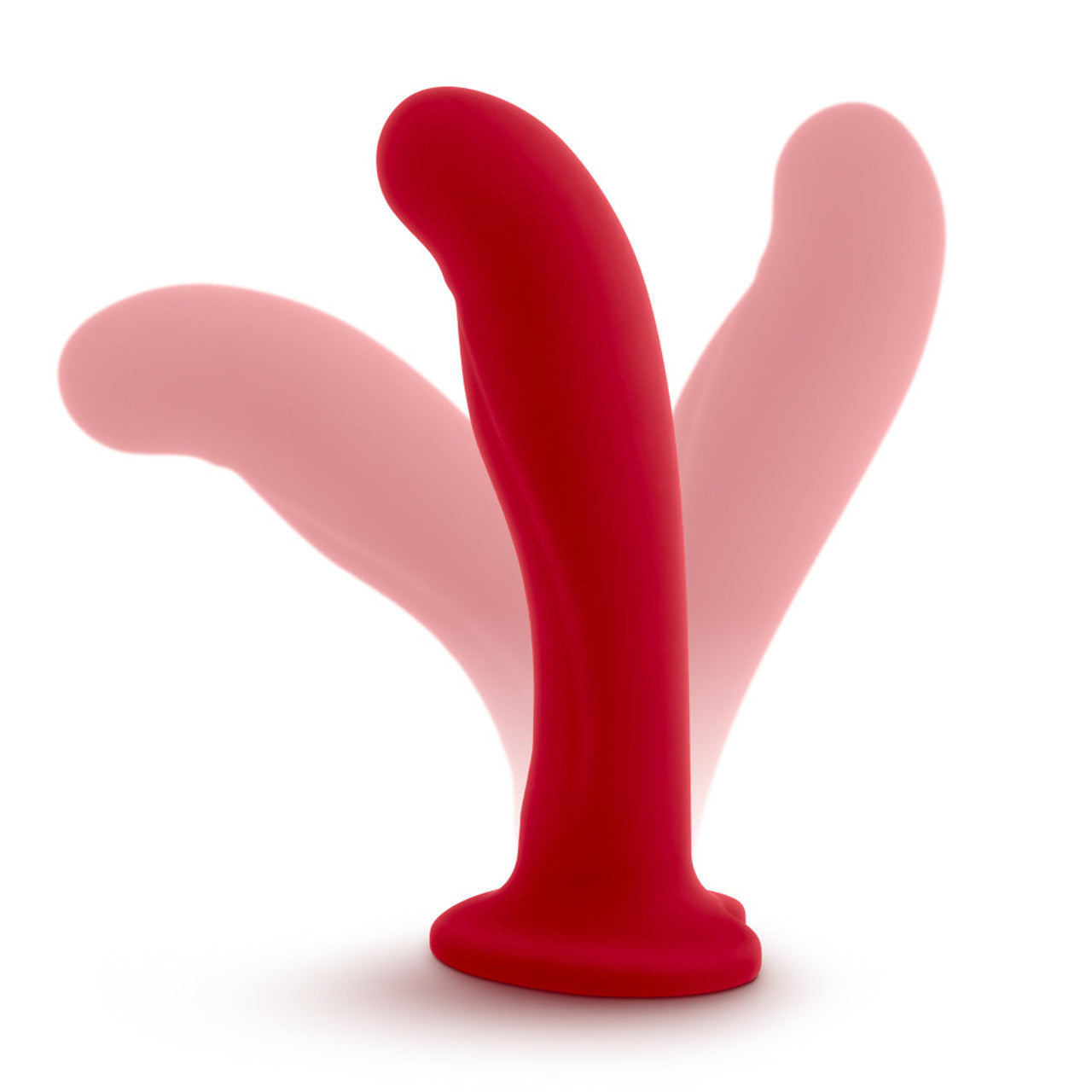 Temptasia Jezebel Silicone G-Spot Dildo - Crimson - Thorn & Feather Sex Toy Canada