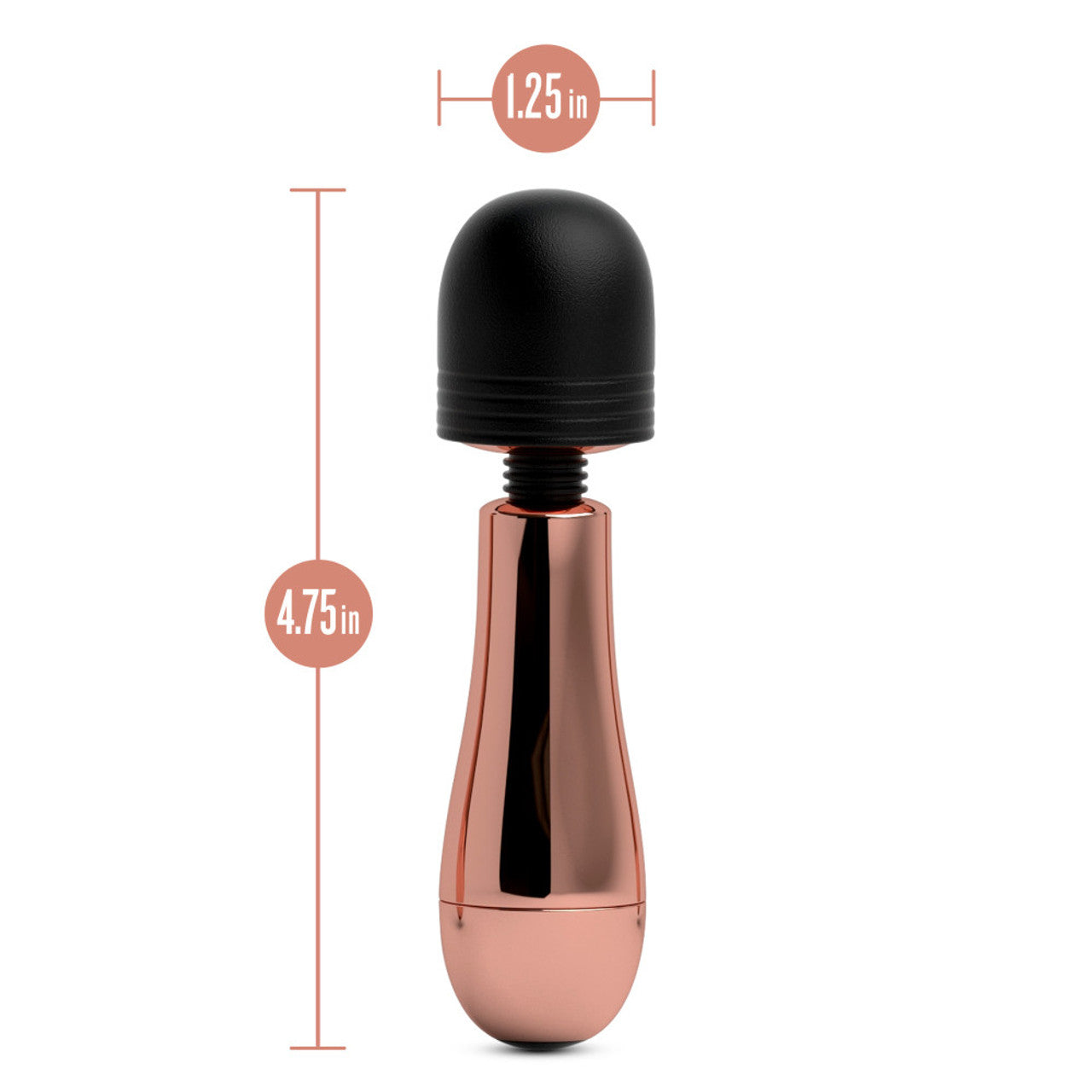 Lush Chloe Rechargeable Vibrator - Rose Gold - Thorn & Feather Sex Toy Canada