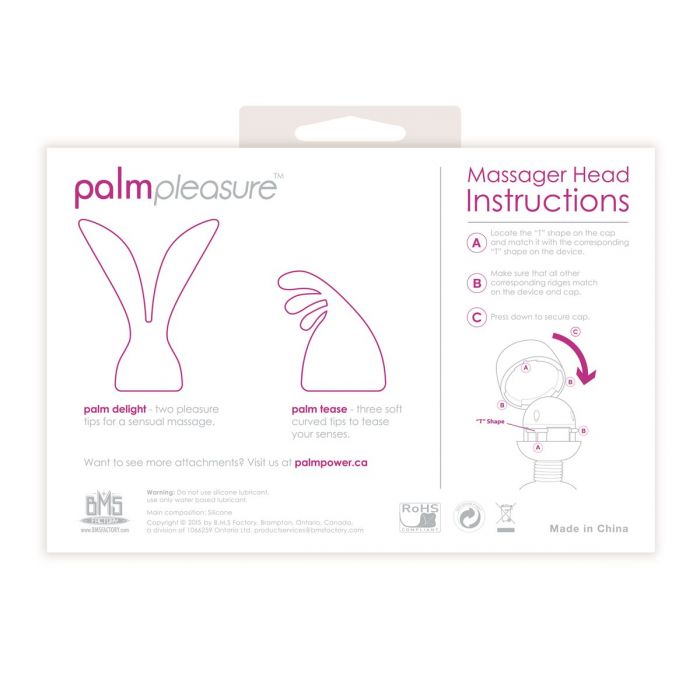 PalmPower Head Attachments - Delight & Tease - Thorn & Feather
