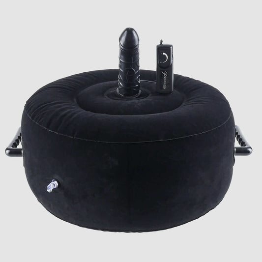 Fetish Fantasy Series Inflatable Hot Seat - Black - Thorn & Feather Sex Toy Canada