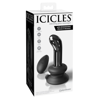 Icicles No.84 w Rechargeable Vibrator & Remote - Thorn & Feather