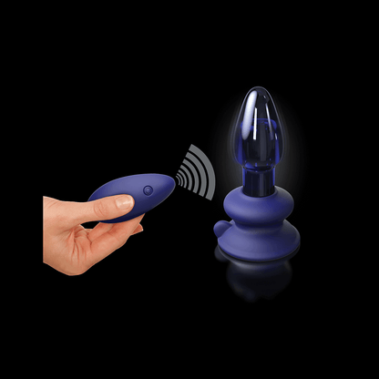 Icicles No.85 w Rechargeable Vibrator & Remote - Thorn & Feather
