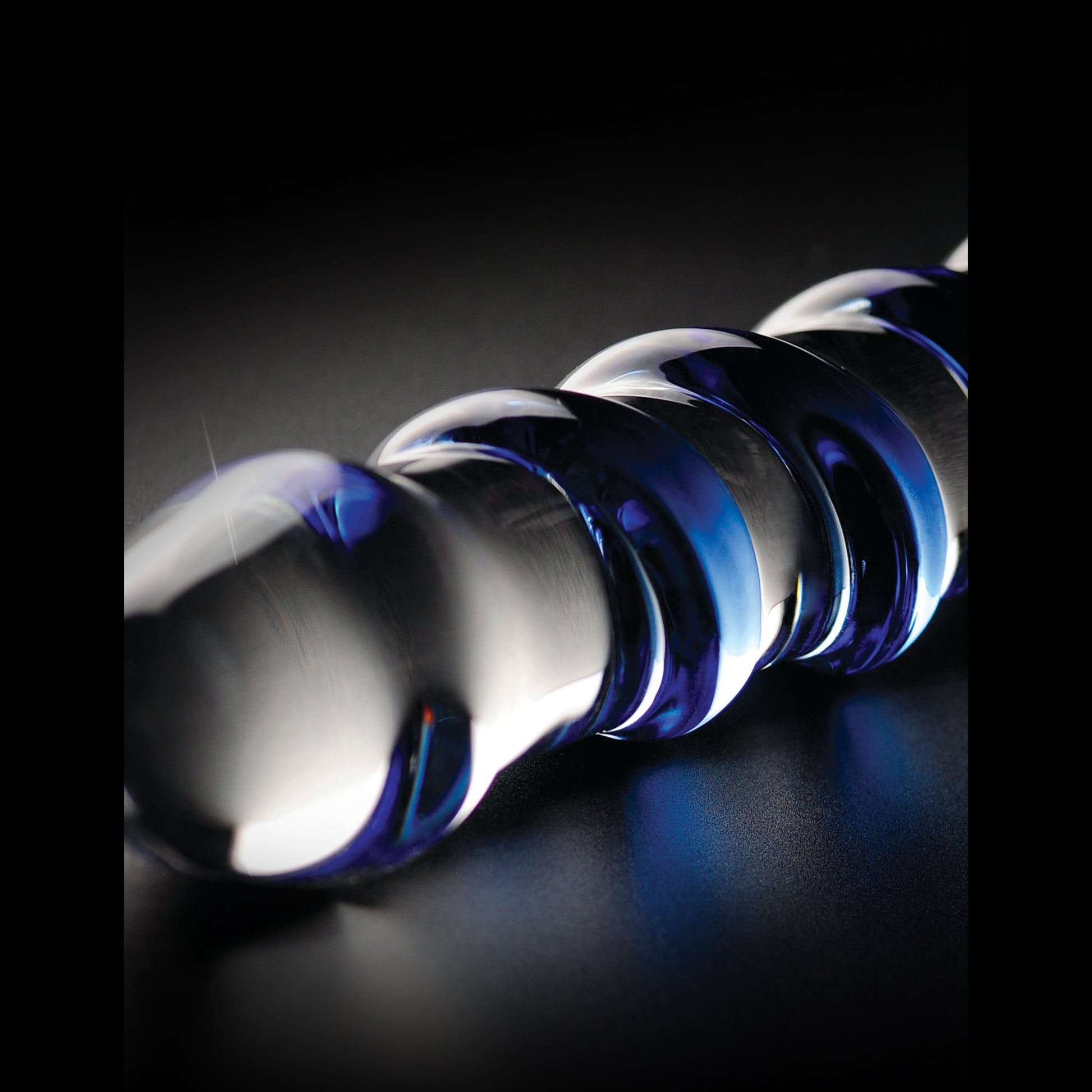 Icicles No. 5 Twister Swirl Glass Dong - Thorn & Feather Sex Toy Canada