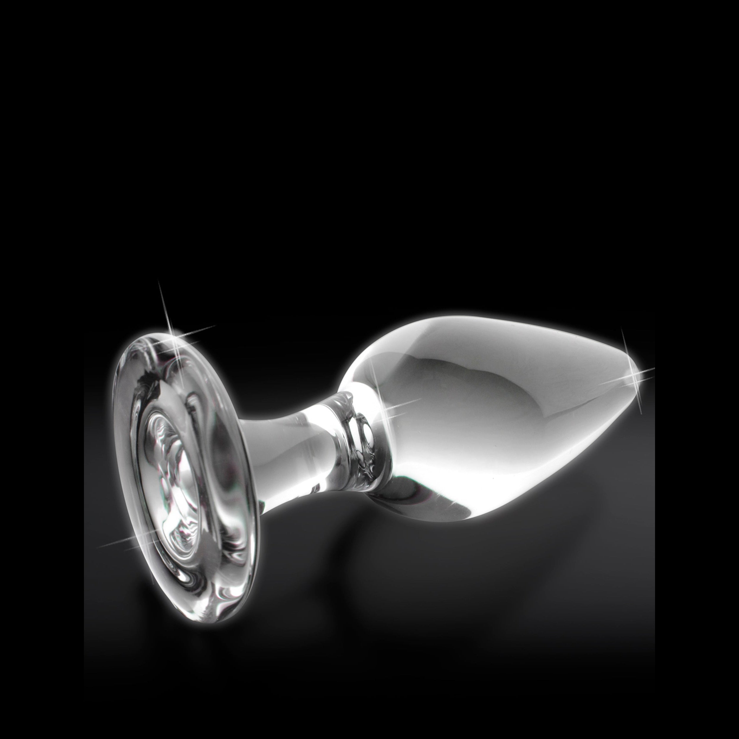 Icicles No. 26 Clear Glass Butt Plug - Thorn & Feather