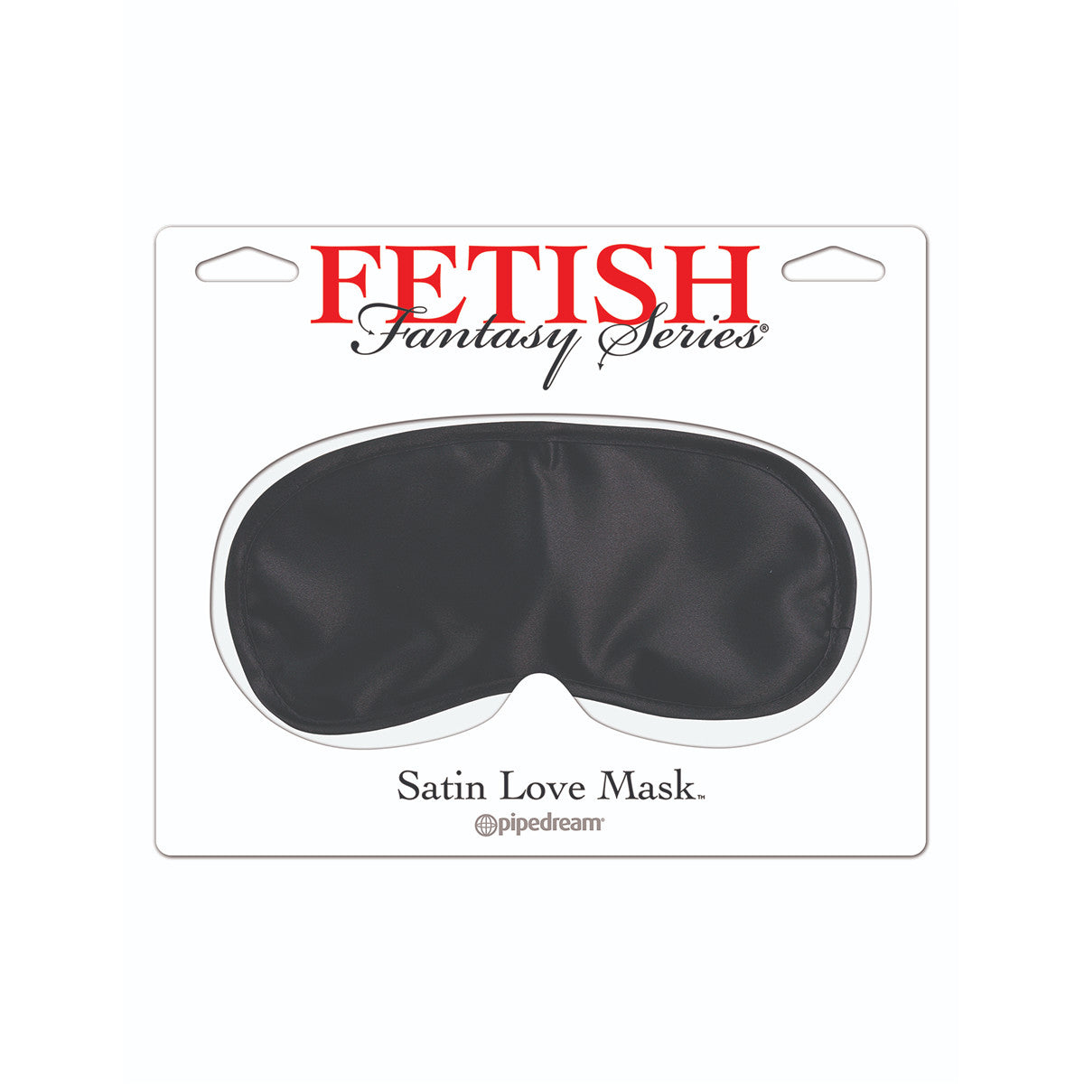 Fetish Fantasy Series Satin Love Mask - Black - Thorn & Feather