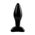 Anal Fantasy Collection Small Silicone Plug - Black - Thorn & Feather