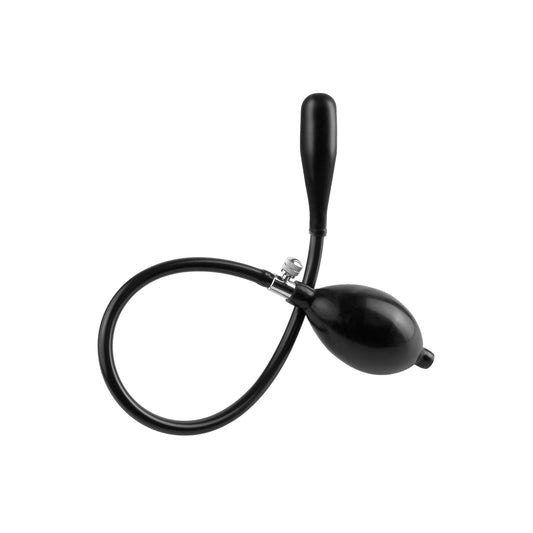 Anal Fantasy Collection Inflatable Silicone Ass Expander - Black - Thorn & Feather