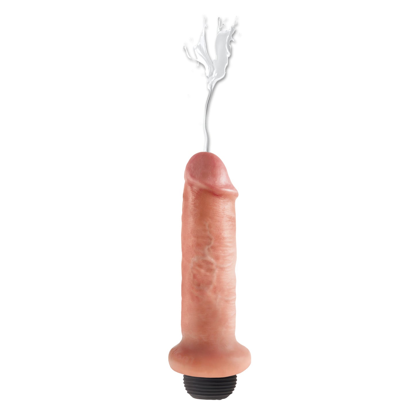King Cock 6" Squirting Cock - Flesh - Thorn & Feather