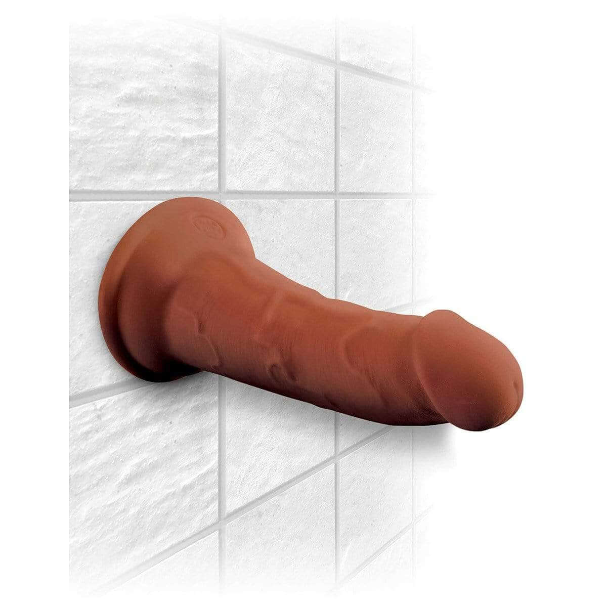 King Cock Plus 6" Triple Density Cock - Brown - Thorn & Feather Sex Toy Canada