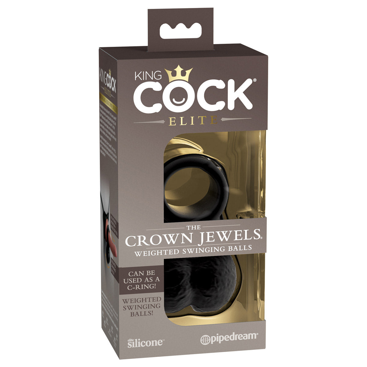 Crown Jewels Swinging Silicone Balls - Thorn & Feather Sex Toy Canada