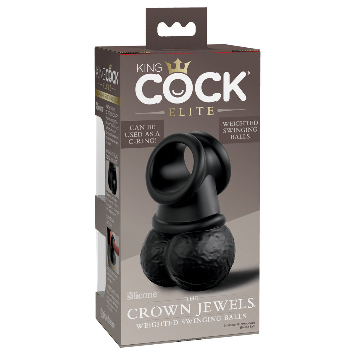 Crown Jewels Swinging Silicone Balls - Thorn & Feather Sex Toy Canada