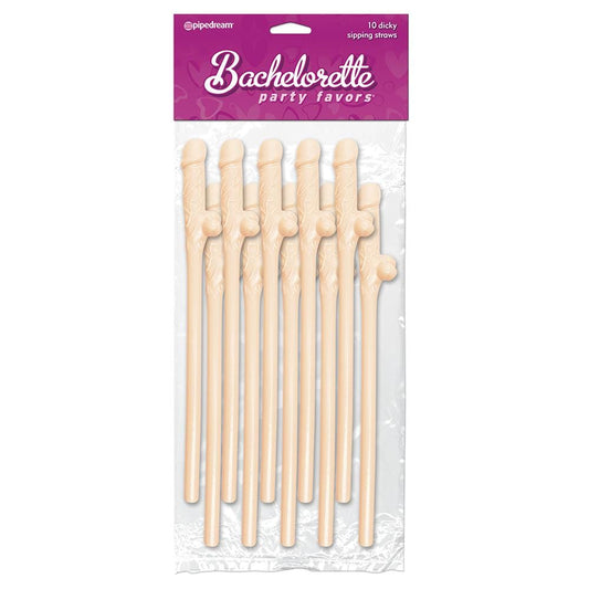 Dicky Sipping Straws - Light, 10 pcs - Thorn & Feather
