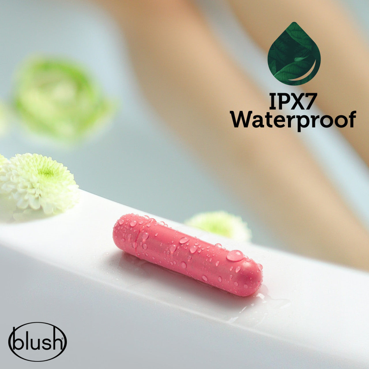 Gaia Eco Biadegradable Bullet Vibrator - Coral - Thorn & Feather