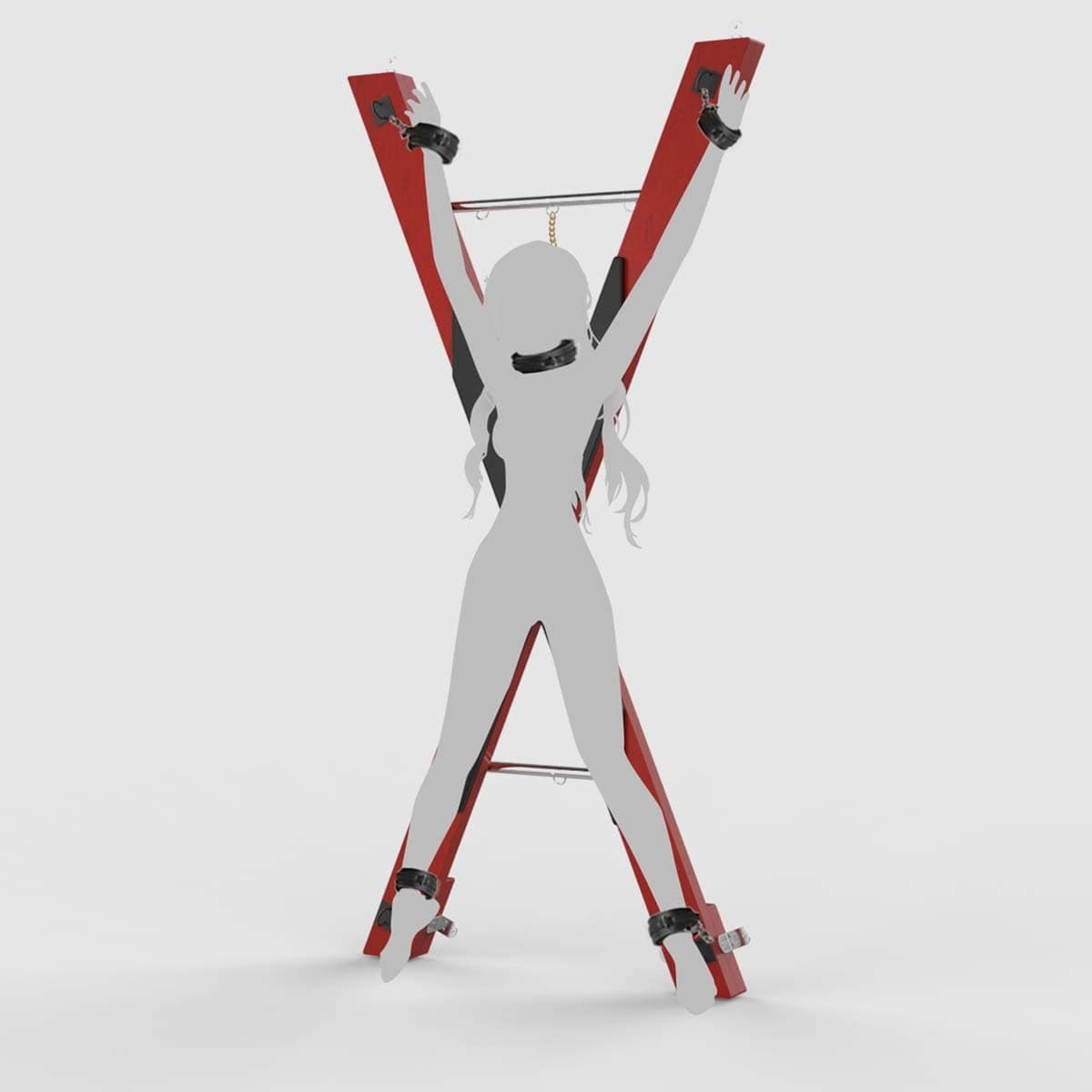 Portable St. Andrew’s cross - Thorn & Feather