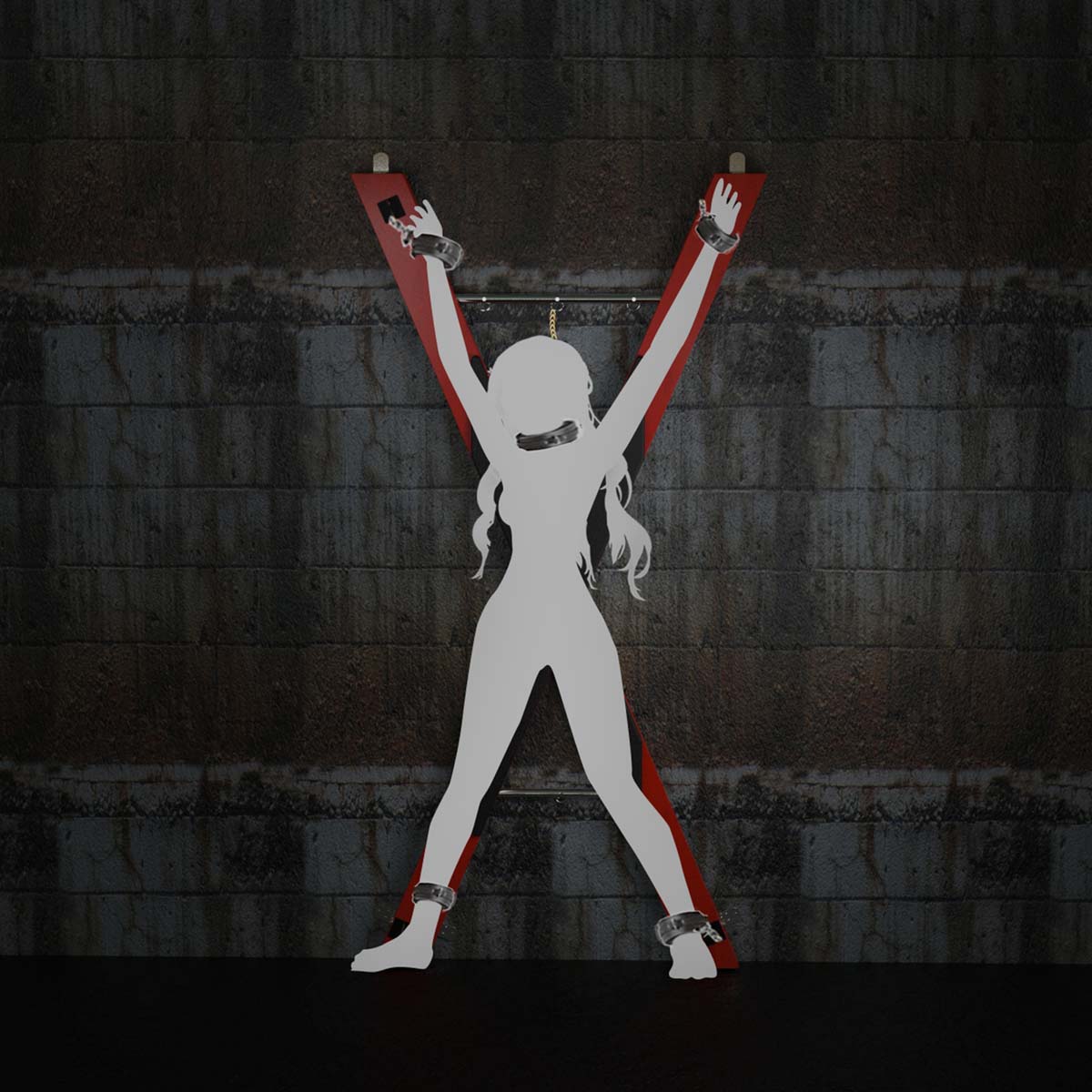 Portable St. Andrew’s cross - Thorn & Feather