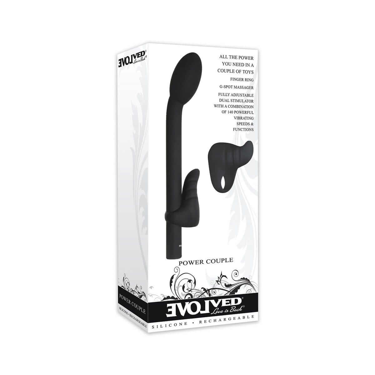 Power Couple G-spot & Clit Stimulator - Thorn & Feather