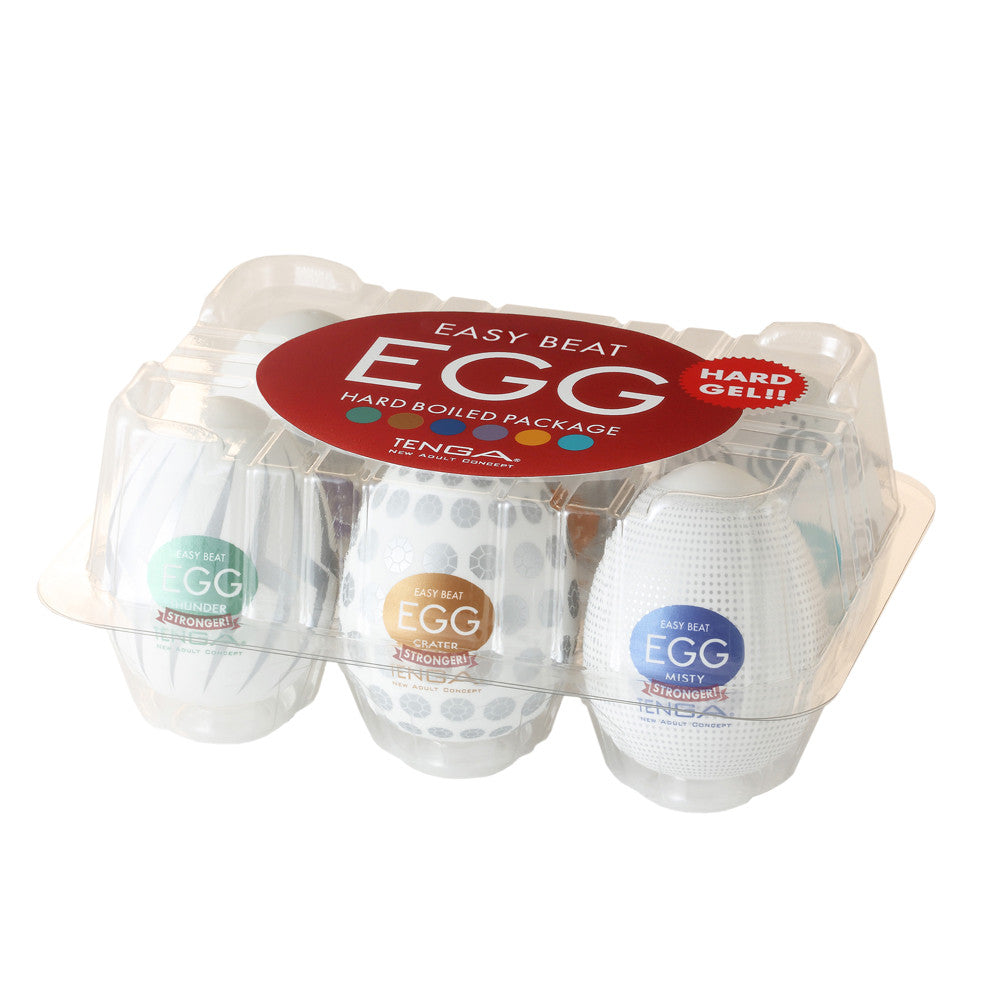 Tenga Egg Strong Sensations Masturbator - 6 Pack - Thorn & Feather