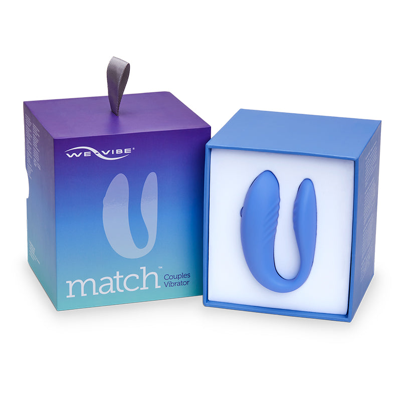 We-Vibe Match Couples Vibrator - Periwinkle - Thorn & Feather
