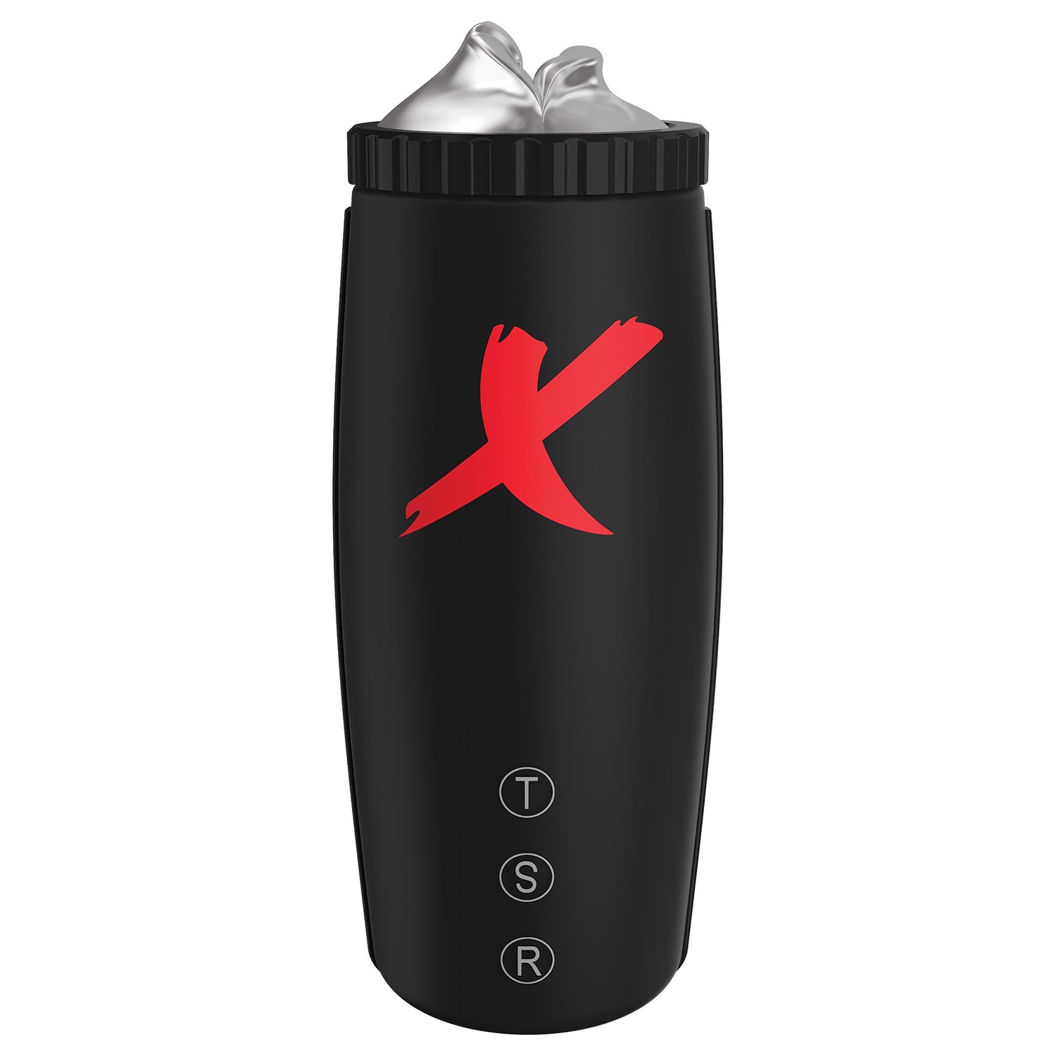 PDX Elite Moto-Bator Thrusting Masturbator - Clear/Black - Thorn & Feather