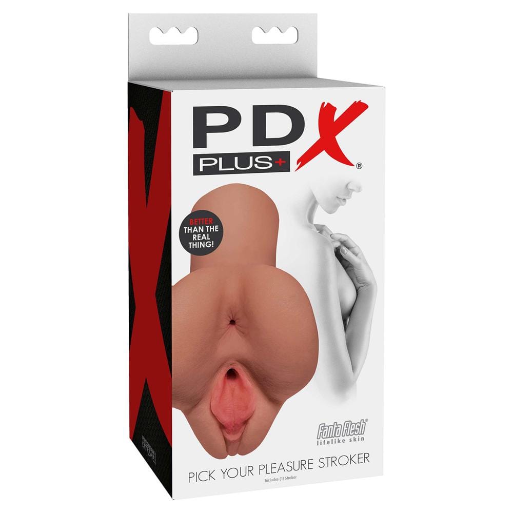 PDX Plus Pick Your Pleasure Stroker - Tan - Thorn & Feather