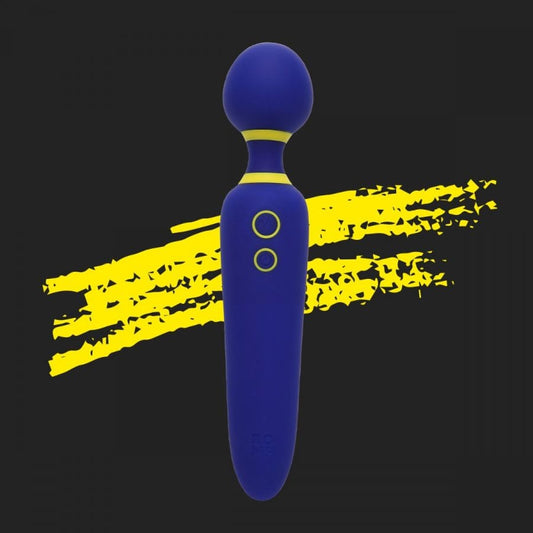 Romp Flip Wand Massager - Blue - Thorn & Feather Sex Toy Canada
