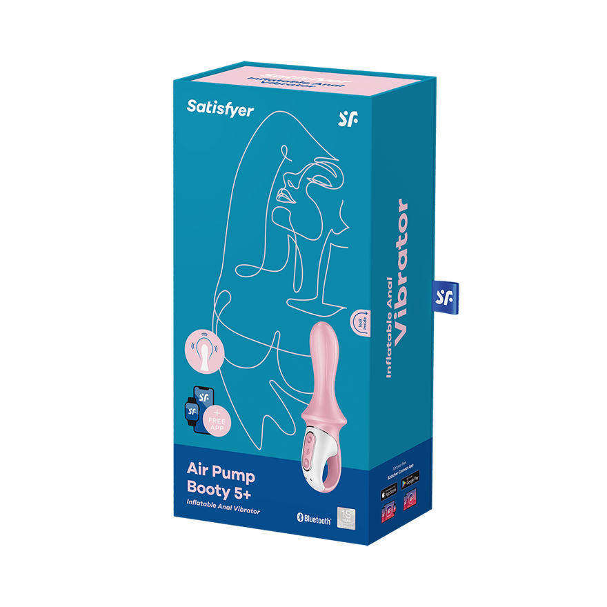 Satisfyer Air Pump Booty 5+ Vibrator - Thorn & Feather Sex Toy Canada