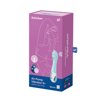 Satisfyer Air Pump Vibrator 5+ - Thorn & Feather