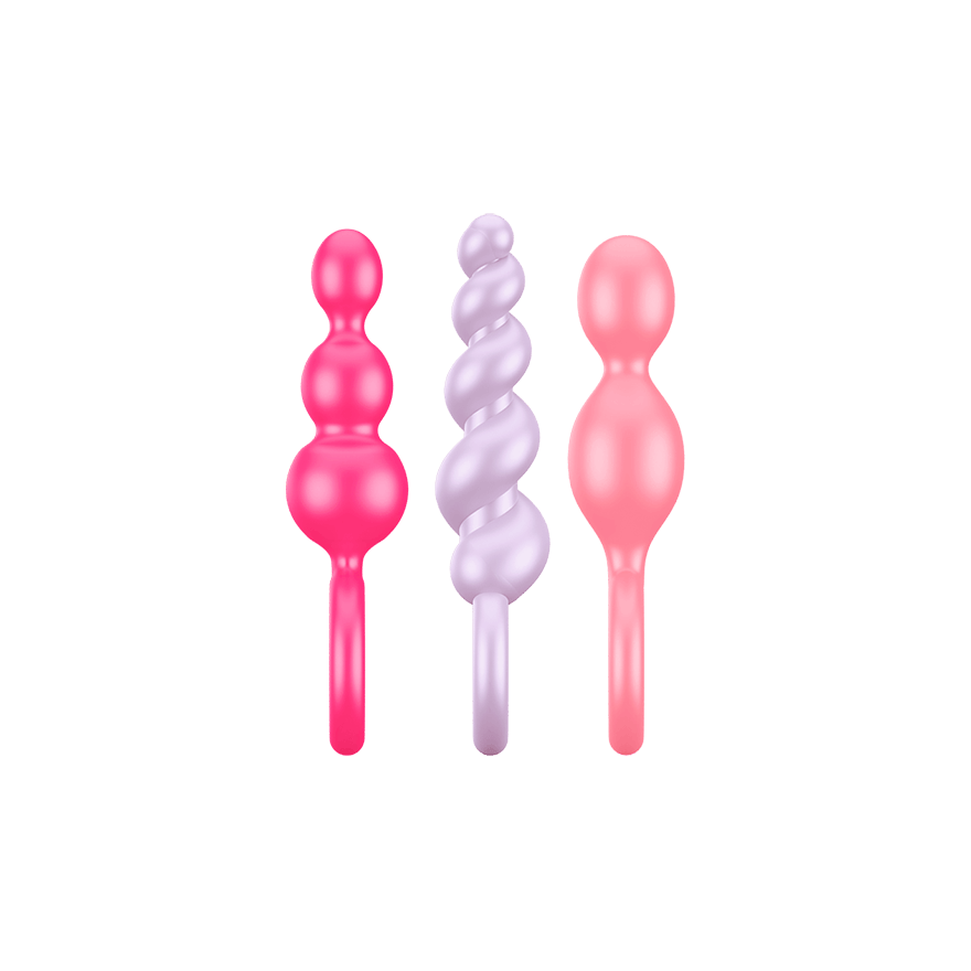 Satisfyer Booty Call Butt Plugs – 3 Pack, Colour - Thorn & Feather