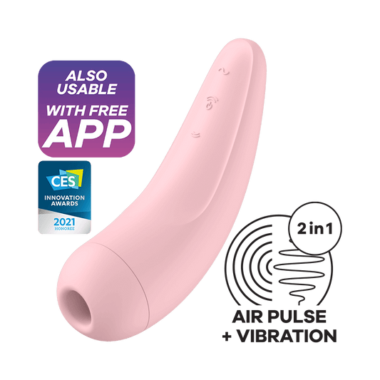 Satisfyer Curvy 2+ Air Pulse Stimulator - Thorn & Feather Sex Toy Canada